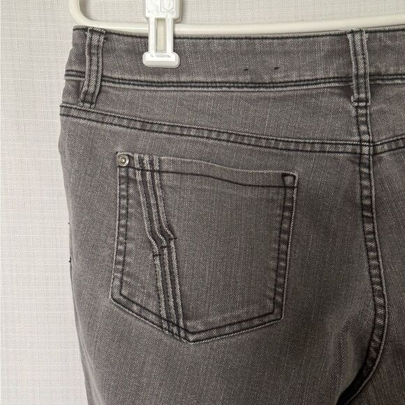 a.n.a Gray Ankle Cropped Jeans Skinny Fit 12 - Picture 6 of 10